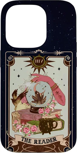 Vista 17 de Tarot Card Lover Tarot Reader Fortune Teller Book Lover Funda para iPhone 17