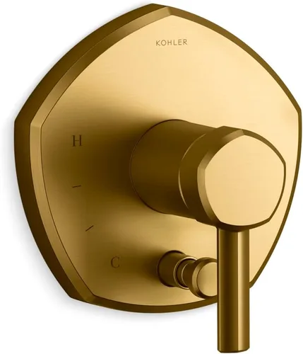 Vista 29 de KOHLER K- TS27043-3-BV Occasion™ RITE-TEMP VALVE TRIM, vibrante bronce cepillado