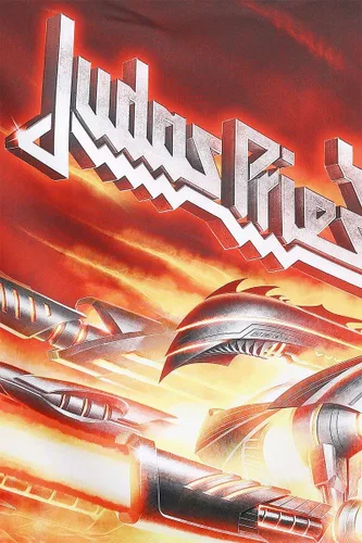 Vista 3 de Judas Priest Bandera de póster de tela - Firepower