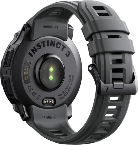 Vista 24 de NotoCity Correa de repuesto para Garmin Instinct, silicona suave, compatible con Garmin Instinct 2/Solar/Tactical(verde militar)