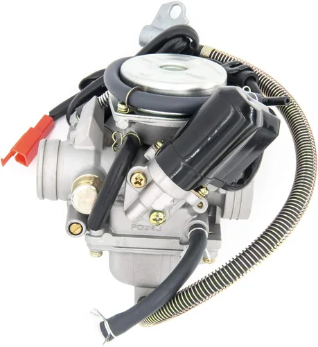 Vista 5 de GY6 (150cc) Carburador para motores de 150cc 125cc 152QMJ 157QMJ de 4 tiempos, con estrangulador eléctrico para motocicleta y scooter - Carburador