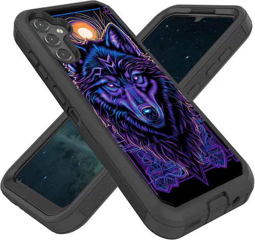 Vista 77 de Diseñada para Galaxy A17 5G de 6.7 pulgadas, resistente, resistente y duradera, a prueba de golpes, híbrida de doble capa, funda protectora de doble