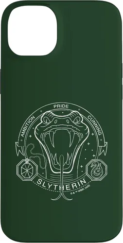 Vista 15 de iPhone 16 Harry Potter Slytherin Line Art Snake Symbol Case