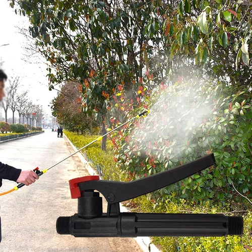 Vista 7 de Pulverizador de presión de acción de bomba, piezas de pulverizador de mochila, mango de rociador de gatillo, pistola de gatillo de jardín, mango
