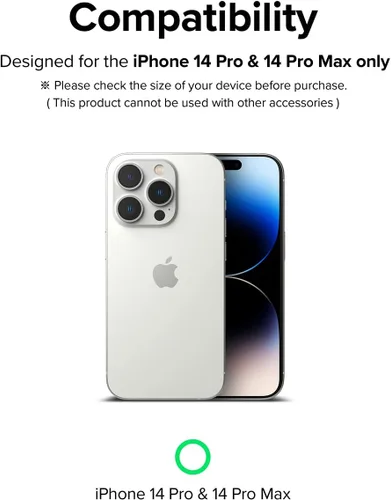 Vista 2 de Ringke Paquete de 3 lentes de cámara compatibles con iPhone 14 Pro Max y iPhone 14 Pro, vidrio templado