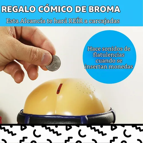 Vista 3 de BigMouth Inc. Fanny Bank hucha divertida que se tira pedos