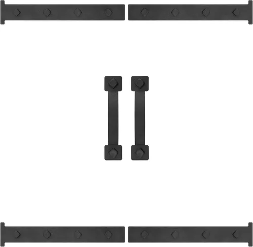 Vista 5 de Kit de herrajes magnéticos decorativos para puerta de garaje, atractivas bisagras de imitación, accesorios de decoración, 1 acentos de puerta