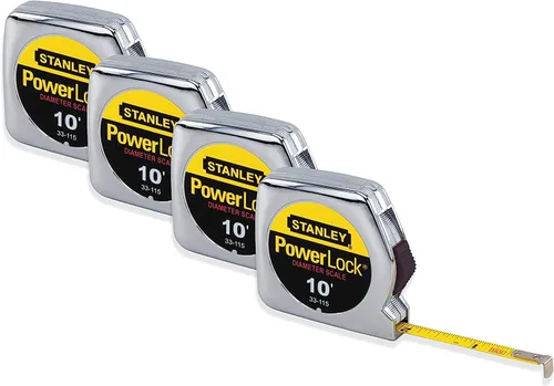 Vista 9 de Stanley 33-231 Regla de cinta Powerlock resistente de 9.8 ft x 1/2 pulgada con caja de metal