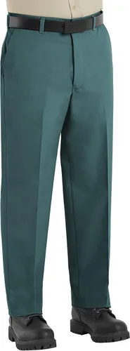 Vista 13 de Red Kap Pantalón de trabajo de mezcla de sarga, con ajuste tradicional, que no se arruga Negro