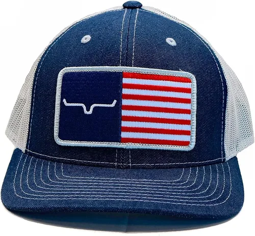 Vista 7 de Kimes Ranch Gorra de American Trucker ajustable con logotipo de perfil medio para hombre