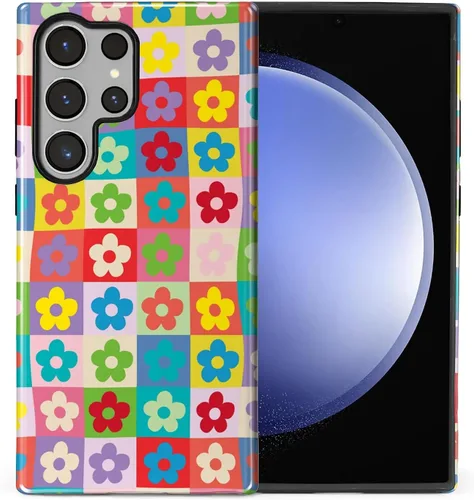 Vista 38 de Funda compatible con Samsung Galaxy S23, funda híbrida de protección rígida de 2 capas, a prueba de golpes, funda protectora resistente para Lata