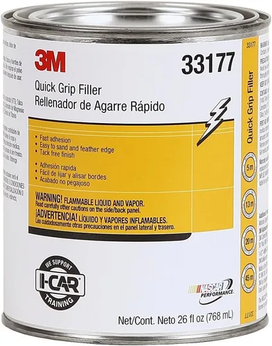 Vista 6 de 3M Relleno de agarre rápido 33181, resistente a las manchas, sin pegajosidad, duradero, 1 galón