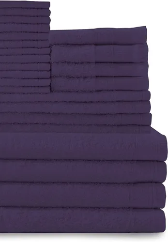 Vista 10 de Baltic Linen Juego de toallas de 100 % algodón, 4 toallas de baño, 4 toallas de mano, 4 puntas de los dedos con flecos, 12 toallas pequeñas