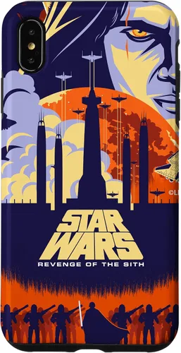 Vista 11 de Star Wars Funda con póster de película ilustrada La venganza de los Sith para iPhone 17