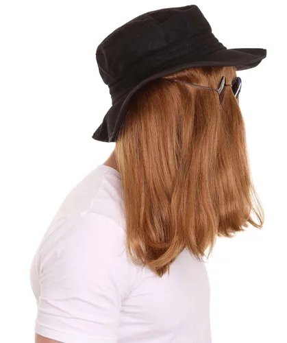 Vista 4 de Peluca de criatura corta para hombre adulto, forro ajustable y fibra suave para mayor comodidad y uso durante todo el día, fácil de llevar, perfecta