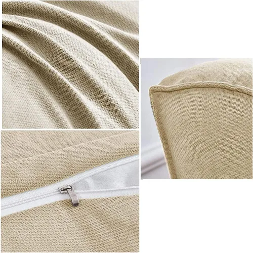 Vista 5 de Almohada triangular para sofá cama, almohada triangular cómoda para cabecera y respaldo de lectura, cojín de soporte lumbar para cuello y espalda