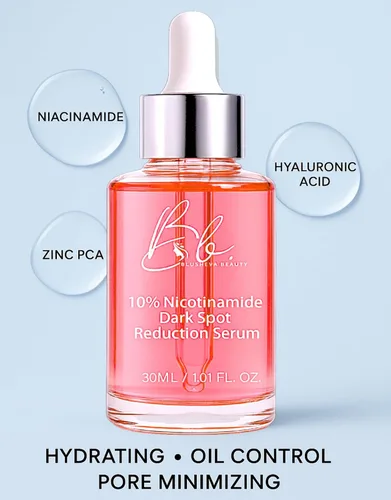 Vista 5 de Suero PCA de niacinamida y zinc al 10% — Reducción de manchas oscuras, control de aceite y minimización de poros Ácido hialurónico hidratante