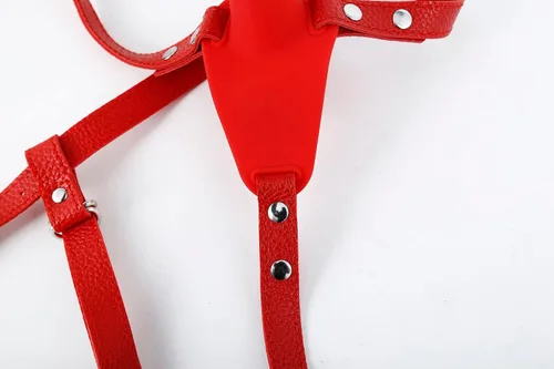 Vista 4 de Use pantalones de cuero, consoladores de pene falso, consoladores de enchufe anal JJ, estimulador de vagina para el punto G, entrenamiento, empuje