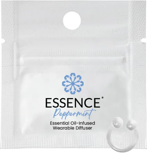 Vista 15 de Essence - Difusor nasal de aromaterapia portátil, anillo de nariz de aceite esencial de bergamota, inhalador de silicona para apoyo del estrés