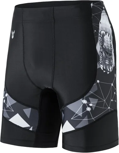 Vista 14 de HUGE SPORTS Shorts Rash Guard de Natación para Hombre Jammer de Natación de Compresión Traje de Baño Activo de Secado Rápido Shorts de Entrenamiento