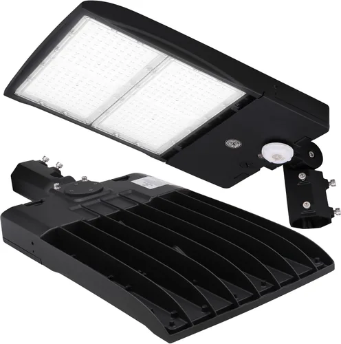 Vista 49 de RuggedGrade Vatiaje de luz LED NextGen IV de 100 W para estacionamiento Negro