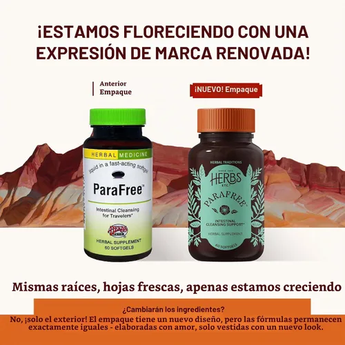 Vista 2 de Cápsulas blandas ParaFree 60 ct Hierbas Etc