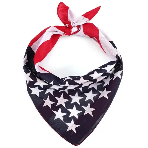 Vista 10 de Ardorchid Bandana Diadema de Bandera Americana Roja Blanca y Azul Diademas Patrióticas de EE.UU. para Hombres y Mujeres Bufanda de Cuello y Cara