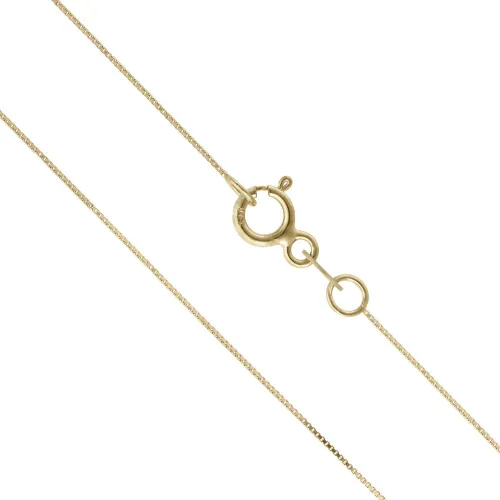 Vista 2 de Cadena cable de oro amarillo liso 14 quilates