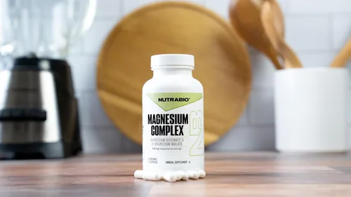 Vista 4 de NutraBio Suplemento de magnesio, glicinato de magnesio para dormir, biglicinato, malato de D-magnesio, apoyo muscular y nervioso, para hombres