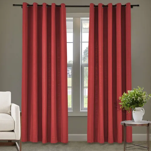 Vista 49 de Frelement Cortinas de lino de lino de bronce con ojales para interiores, tratamiento de ventanas para sala de estar, dormitorio, habitación