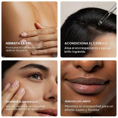 Vista 4 de Cliganic - Aceite de argán orgánico 100 % puro para cabello, cara y piel Aceite portador prensado en frío