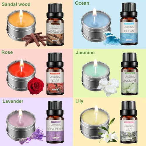 Vista 5 de Haccah Kit completo de fabricación de velas, suministros para hacer velas, kits de manualidades y manualidades para adultos, principiantes