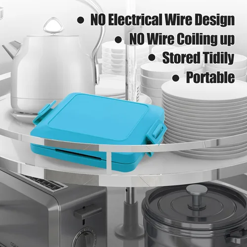 Vista 6 de MKYSAIL Tostador, Tostador de Microondas, Fabricante de Sándwiches, Fabricante de Panini, Apto para Lavavajillas, SIN Electricidad, Inalámbrico