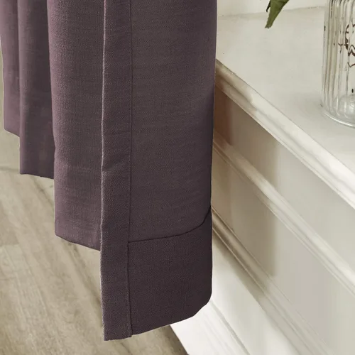 Vista 205 de Frelement Cortinas plisadas de lino de algodón de 100 pulgadas de ancho y 102 pulgadas de largo, cortinas con reducción de ruido para sala