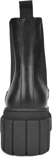 Vista 5 de READYSALTED Botas Chelsea de tacón bajo con plataforma y suela gruesa para mujer (HONGO1 & HUNCH1)