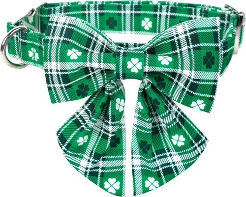 Vista 15 de Collar para perro con corbatín de Lionet Paws, Collar de corbatín de verano para perro, Collar para perro ajustable y cómodo, regalo para cachorro