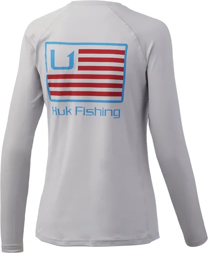 Vista 2 de HUK Men's Pursuit Long Sleeve Performance Shirt + Sun Protection