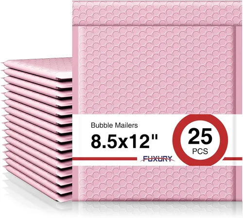 Vista 15 de Fuxury Sobres de burbujas de 8.5 x 12 pulgadas, paquete de 240 sobres grandes de burbujas utilizables de 8.5 x 11 pulgadas de grosor para enviar