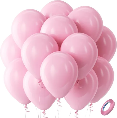Vista 66 de Bezente Paquete de 150 globos de látex mate color burdeos de 5 pulgadas rojo (07-Red-G42)