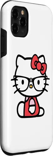 Vista 3 de Hello Kitty Estuche para Gafas Nerd para iPhone 11 Pro Max