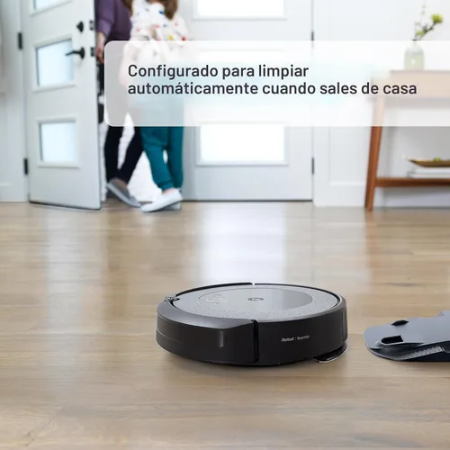 Vista 10 de iRobot Roomba Combo i5+ Robot aspirador y trapeador con vaciado automático, limpia por habitación con mapeo inteligente, se vacía hasta 60 días