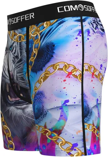 Vista 3 de Calzoncillos tipo bóxer para hombre Ropa interior divertida Regalos de broma para hombres