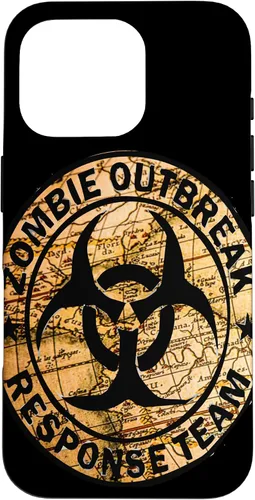 Vista 20 de iPhone 16 Funny Halloween Apocalypse Outbreak Zombie Response Team Case