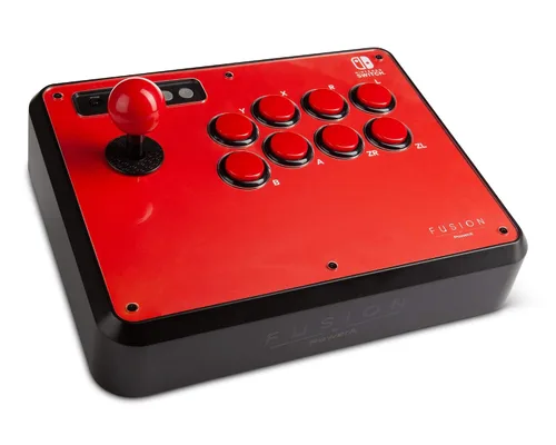 Vista 11 de PowerA Fusion Wireless Arcade Stick for Nintendo Switch, Lite, Fight Stick, Gamepad, Game Controller, Bluetooth Controller, AA - Nintendo Switch