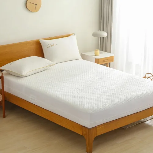 Vista 7 de Protector de colchón tamaño Twin con cremallera - Funda de colchón 100% impermeable con cremallera - Fundas de colchón suaves y refrescantes sin