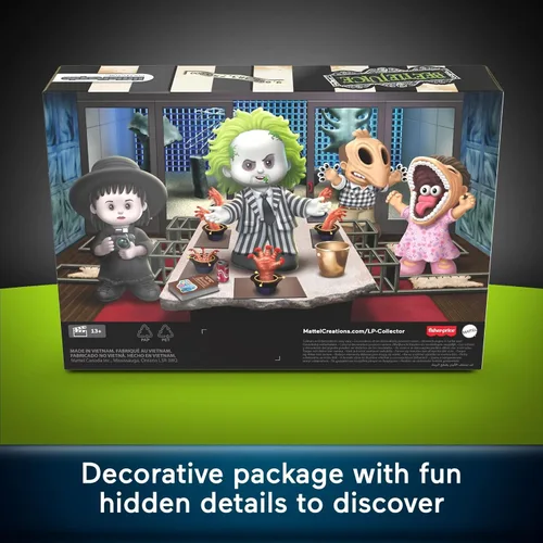 Vista 4 de Little People COLLECTOR Beetlejuice, juego de 4 figuras