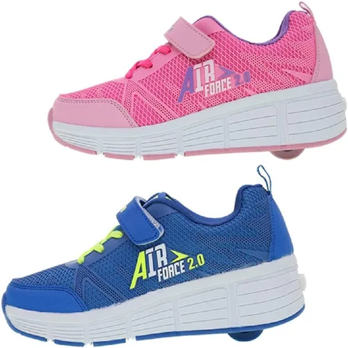 Vista 7 de SDSPEED Zapatos de ruedas para niños y niñas, zapatos de ruedas con ruedas