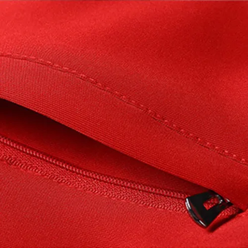 Vista 3 de Conjunto deportivo para correr para hombre, casual, con cremallera completa