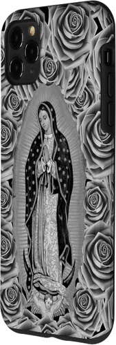 Vista 2 de Funda floral Virgen De Guadalupe para iPhone 11 Pro Max Our Lady Virgen De Guadalupe