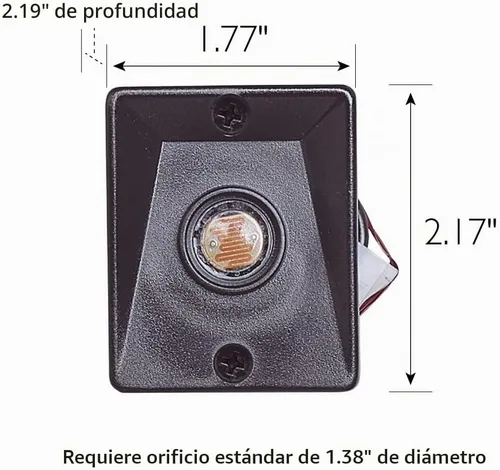 Vista 4 de Sensor de repuesto del atardecer al amanecer para luces de poste al aire